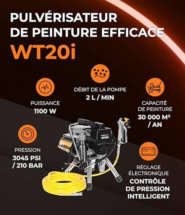 Découvrez notre test détaillé du pistolet à peinture Wabrotech WT20i airless : performances, puissance et verdict pour vos travaux de peinture.