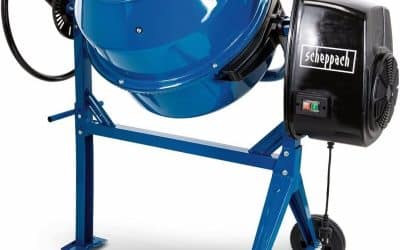 Test bétonnière scheppach MIX125 : puissance et efficacité