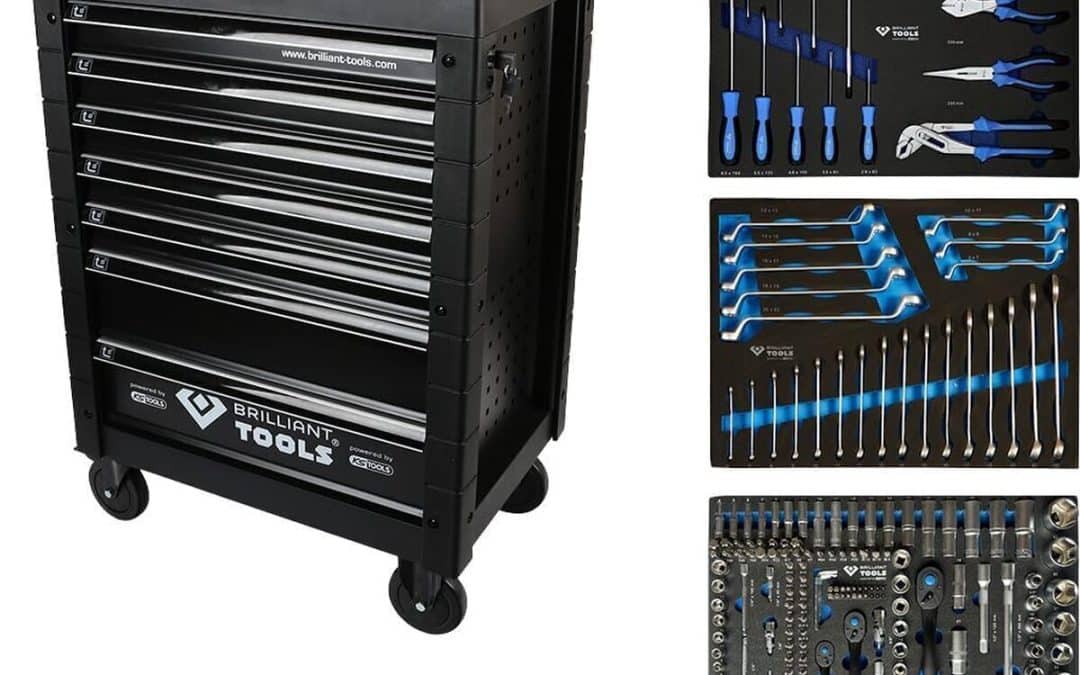 Test : chariot d'atelier Brilliant Tools BT153207 7 tiroirs et 207 outils