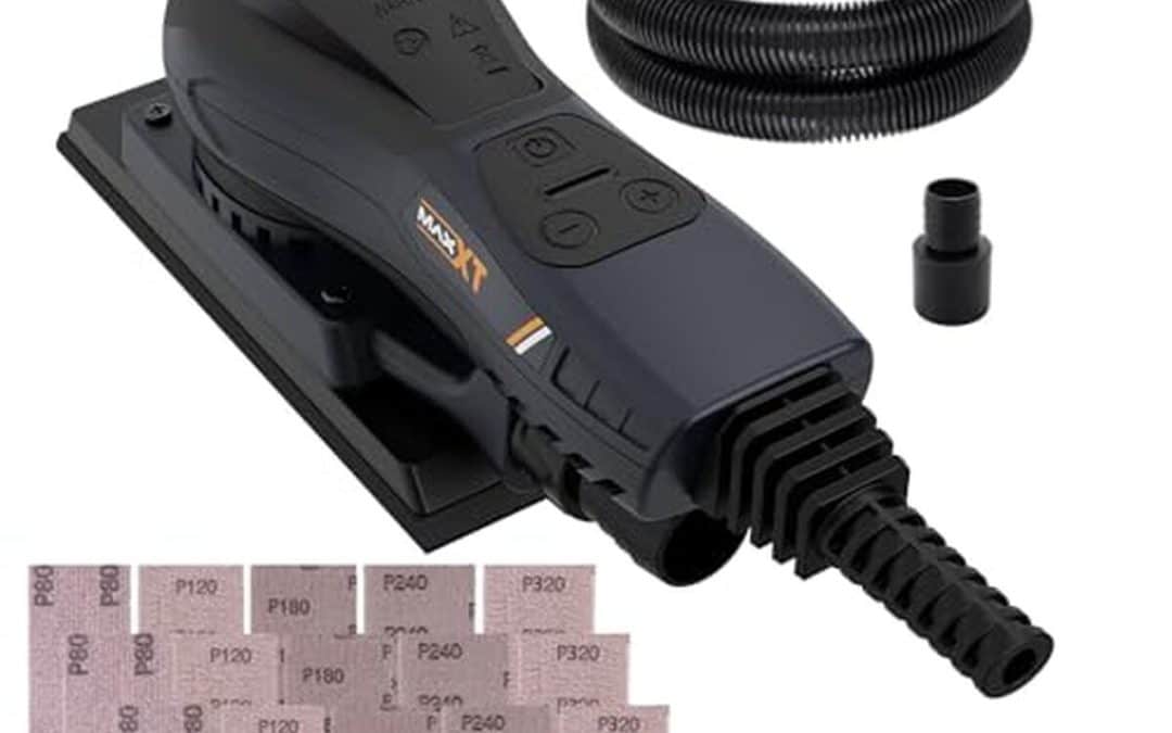 Test de la ponceuse orbitale électrique MAXXT : puissance 350W et faible vibration