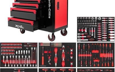 Test du chariot à outils North-Cittie 7-Box XXL : 256 pièces pour un atelier bien organisé