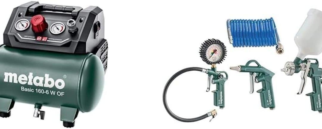 Test du compresseur Metabo Basic 160-6 W OF : puissance et polyvalence