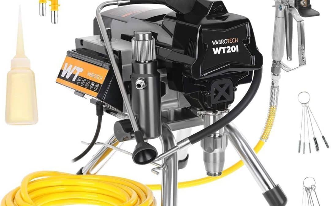 Test du pistolet à peinture Wabrotech WT20i airless : puissance et performance