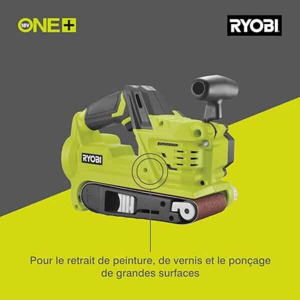 Découvrez notre test détaillé de la ponceuse à bande sans fil Ryobi ONE+ R18BS-0 18V. Polyvalence, puissance et performances : l'avis complet de cet outil professionnel.