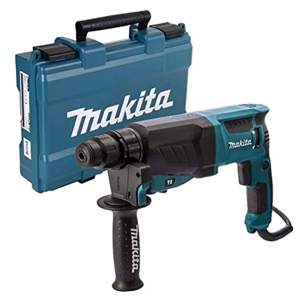 Découvrez notre test complet du perforateur burineur Makita HR2630 800 W avec coffret d'accessoires : performances, caractéristiques et avis d'utilisation.