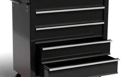 Test de la servante d’atelier Arebos 5 tiroirs résistante