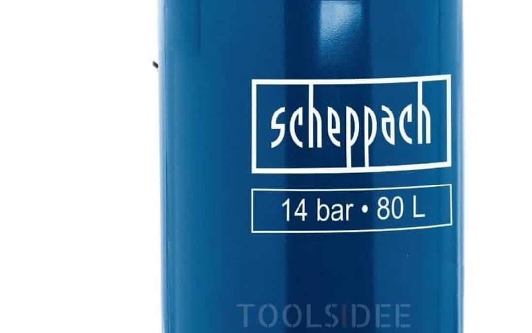 Test du compresseur Scheppach HC85V : puissant, sans huile, facile à transporter