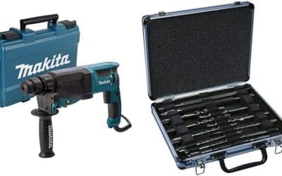 Test du perforateur burineur Makita HR2630 800 W avec coffret accessoires