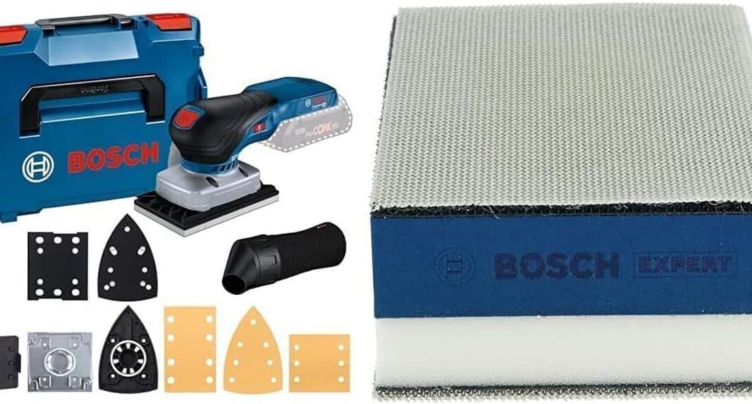 Test : ponceuse vibrante Bosch GSS 18V-13 sans-fil