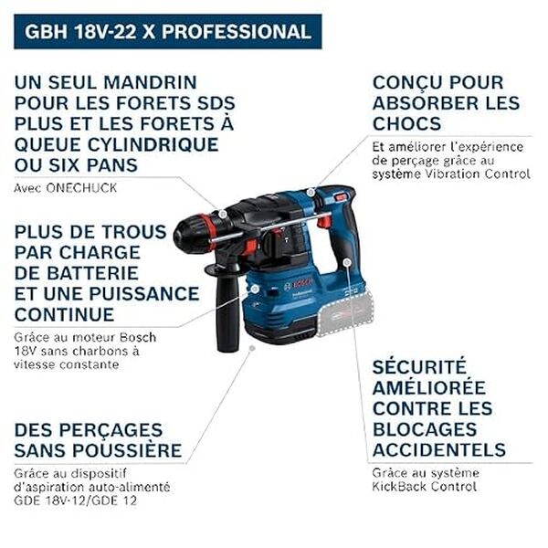 Découvrez notre test complet du perforateur sans-fil Bosch 18V GBH 18V-22 X : performances, autonomie et avis détaillés pour un achat éclairé.