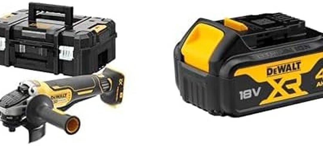 Test de la meuleuse Dewalt XR 18V 5Ah : puissance et efficacité
