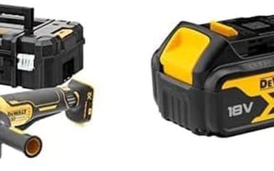 Test de la meuleuse Dewalt XR 18V 5Ah : puissance et efficacité