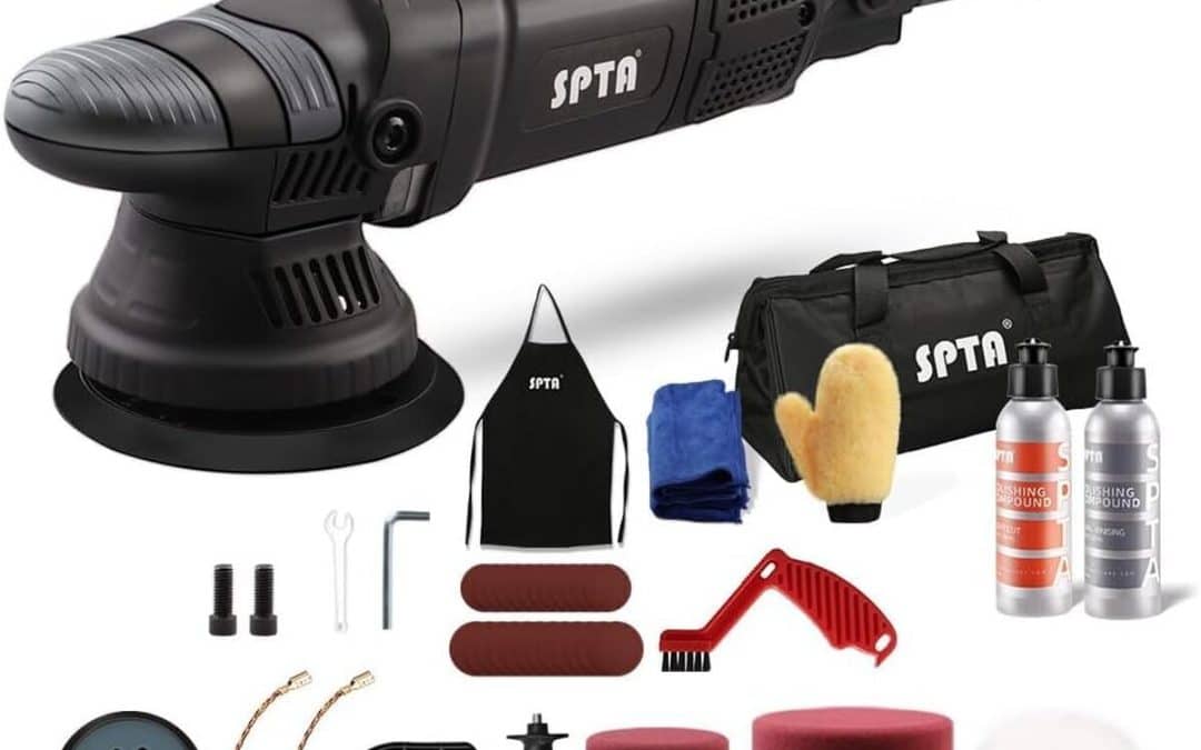Test de la polisseuse orbitale SPTA DA502 780W : performance et polyvalence