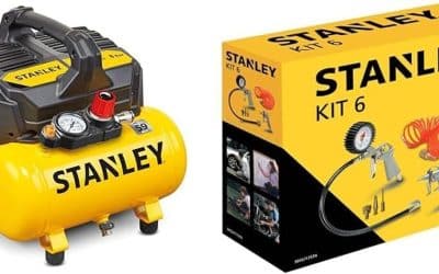 Test du compresseur silencieux Stanley DST 100/8/6 et accessoires