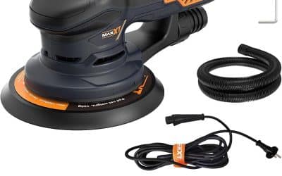 Test : ponceuse excentrique MAXXT 350W, efficacité à 10 000 RPM