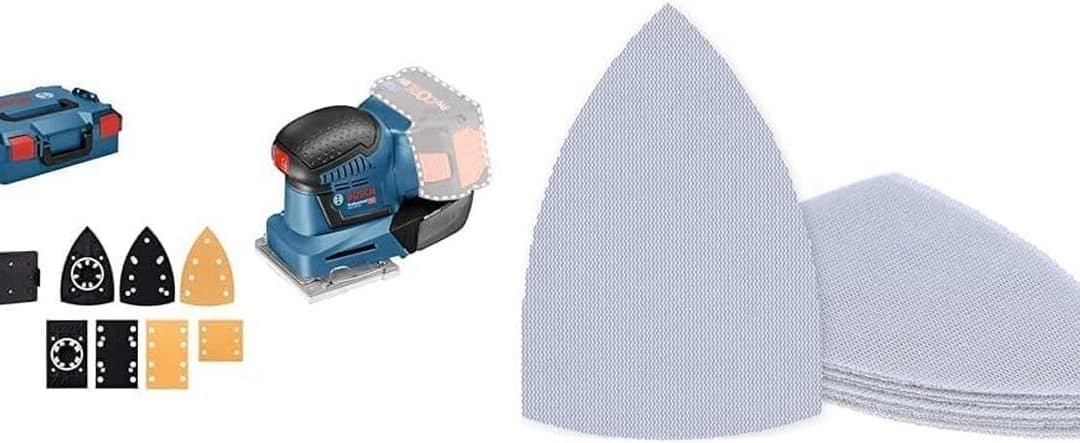 Test ponceuse vibrante Bosch GSS 18V-10 sans fil