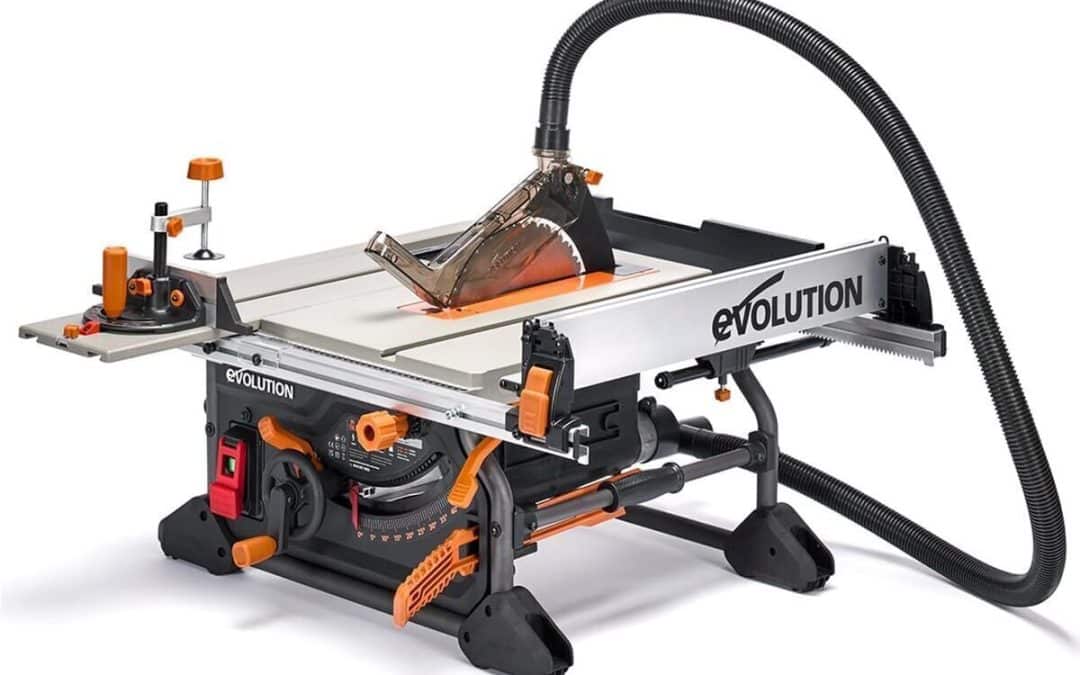 Test : scie de table Evolution Power Tools R255TBL+ multi-matériaux 1800W